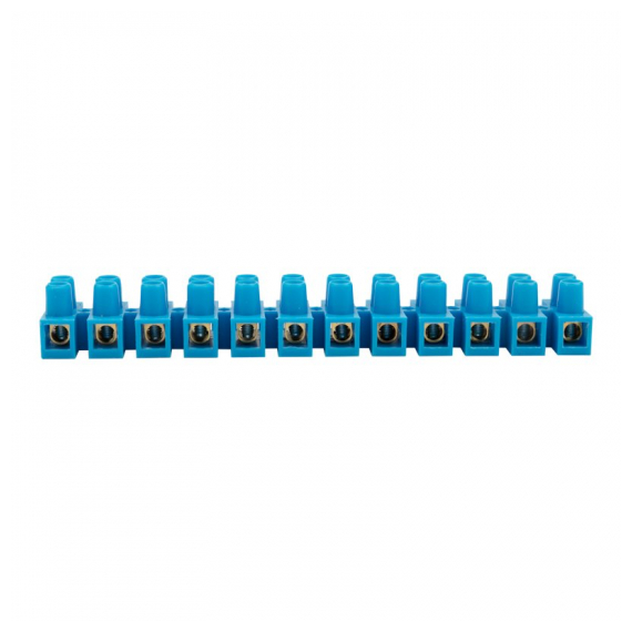 07-5012-4 Клеммная винтовая колодка KВ-12 4-12, ток 16 A, полиэтилен синий REXANT (10 шт./уп.)