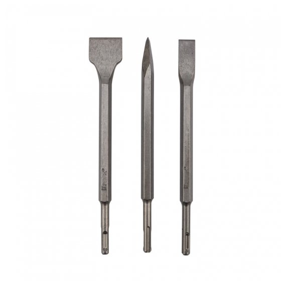 KR-91-0430 Набор зубил для перфоратора SDS PLUS, 3 предмета Kranz