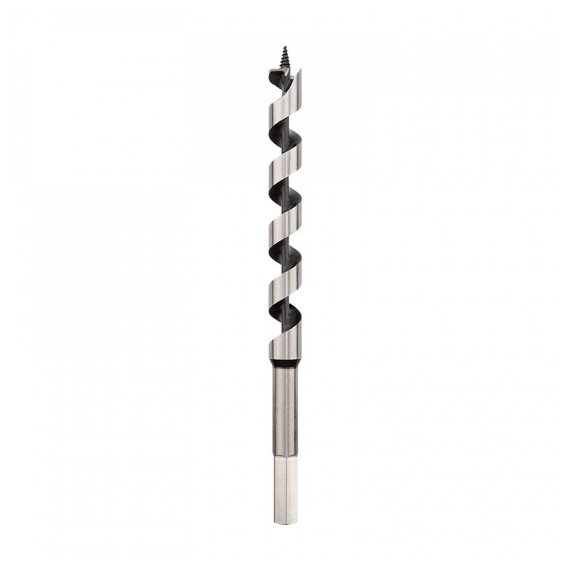 KR-91-0713 Сверло винтовое по дереву 22х230 мм (шестигранный хвостовик) Kranz