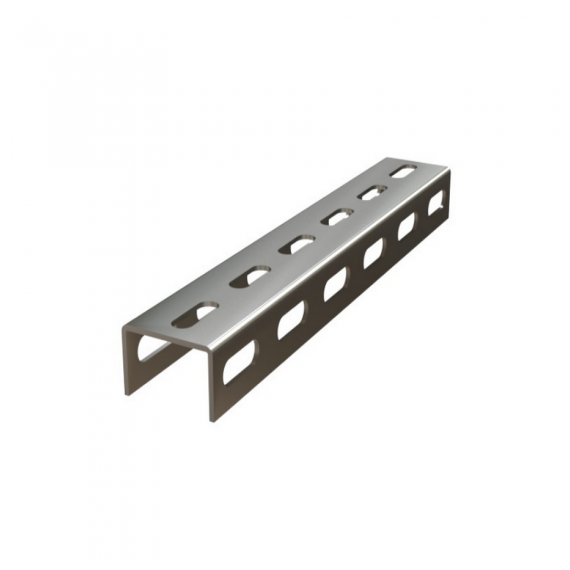Hyperline TMS-NPS-1-50-30-200-2,5-SZ Профиль перфорированный П-образный средний 50х30х200-2,5 мм