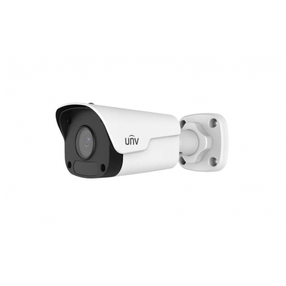 Uniview IPC2122LB-AF40WK-G Видеокамера IP цилиндрическая, 1/2.9" 2 Мп КМОП @ 30 к/с, ИК-подсветка до 30м., 0.01 Лк @F2.0, объектив 4.0 мм, DWDR, 2D/3D DNR, Ultra 265, H.265, H.264, MJPEG, 2 потока, встроенный микрофон, детекция движения, аудиодетекция, поддержка Micro SD карт памяти до 128 Гбайт, кнопка сброса, Wi-Fi 2.4 Мгц. (IEEE802.11b/g/n), IP67, металл+пластик, -40~+60°C
