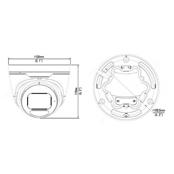 Uniview IPC3632SB-ADZK-I0 Видеокамера IP купольная антивандальная, 1/2.8" 2 Мп КМОП @ 30 к/с, ИК-подсветка до 40м., LightHunter 0.001 Лк @F1.2, объектив 2.7-13.5 мм моторизованный с автофокусировкой, WDR, 2D/3D DNR, Ultra 265, H.265, H.264, MJPEG, 3 потока, встроенный микрофон, Ultra motion detection(UMD), Deep Learning(защита периметра, захват лиц, подсчет людей), аудиодетекция, поддержка Micro SD карт памяти до 256 Гбайт, кнопка сброса, IP67, IK10, металл+PC, -40~+60°C