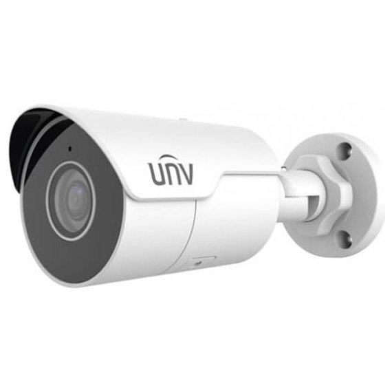 Uniview IPC2124LE-ADF40KM-G Видеокамера IP цилиндрическая, 1/3" 4 Мп КМОП @ 30 к/с, ИК-подсветка до 50м., EasyStar 0.003 Лк @F1.6, объектив 4.0 мм, WDR, 2D/3D DNR, Ultra 265, H.265, H.264, MJPEG, 2 потока, встроенный микрофон, детекция движения, детекция пересечения линии, детекция вторжения, аудиодетекция, поддержка Micro SD карт памяти до 256 Гбайт, IP67, металл+пластик, -40~+60°C