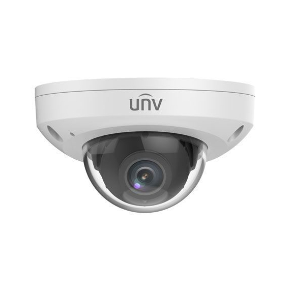 Uniview IPC314SB-ADF28K-M12-I0 Видеокамера IP купольная антивандальная, 1/3" 4 Мп КМОП @ 30 к/с, ИК-подсветка до 30м., LightHunter 0.002 Лк @F1.6, объектив 2.8 мм, WDR, 2D/3D DNR, Ultra 265, H.265, H.264, MJPEG, 3 потока,аудио вход/выход, встроенный микрофон, Ultra motion detection(UMD), Deep Learning(защита периметра, захват лиц, подсчет людей), аудиодетекция, поддержка Micro SD карт памяти до 256 Гбайт, 1 M12 D-Coding 10M/100M Base-TX Ethernet, IP67, IK10, металл, -40~+60°C