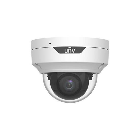 Uniview IPC3534SB-ADNZK-I0 Видеокамера IP купольная антивандальная, 1/2.7" 4 Мп КМОП @ 30 к/с, ИК-подсветка до 30м., LightHunter 0.002 Лк @F1.2, объектив 2.7-13.5 мм моторизованный с автофокусировкой, WDR, 2D/3D DNR, Ultra 265, H.265, H.264, MJPEG, 3 потока, аудио вход/выход, Встроенны микрофон, тревожный вход/выход, Deep Learning, детекция движения, детекция пересечения линии, детекция вторжения, вход в зону, выход из зоны, захват лиц, аудиодетекция, поддержка Micro SD карт памяти до 256 Гбайт, кнопка сброса, встроенная розетка RJ-45, IP66, IK10, металл+PC, -40~+60°C