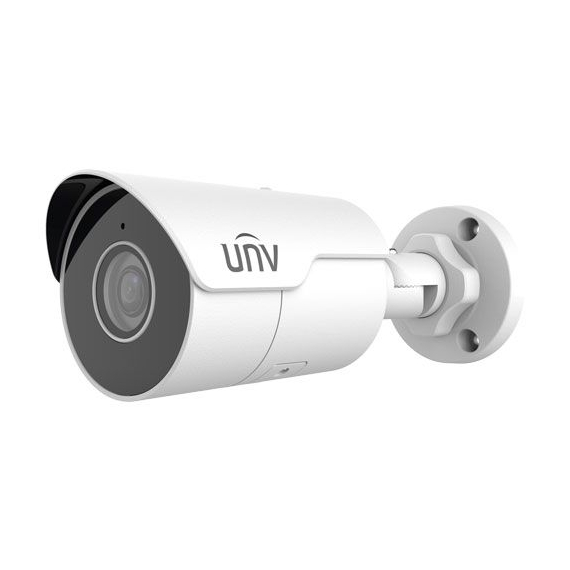 Uniview IPC2125LE-ADF28KM-G Видеокамера IP цилиндрическая, 1/2.7" 5 Мп КМОП @ 25 к/с, ИК-подсветка до 50м., EasyStar 0.003 Лк @F1.6, объектив 2.8 мм, WDR, 2D/3D DNR, Ultra 265, H.265, H.264, MJPEG, 2 потока, встроенный микрофон, детекция движения, Ultra motion detection(UMD), детекция пересечения линии, детекция вторжения, аудиодетекция, поддержка Micro SD карт памяти до 256 Гбайт, IP67, металл+пластик, -40~+60°C