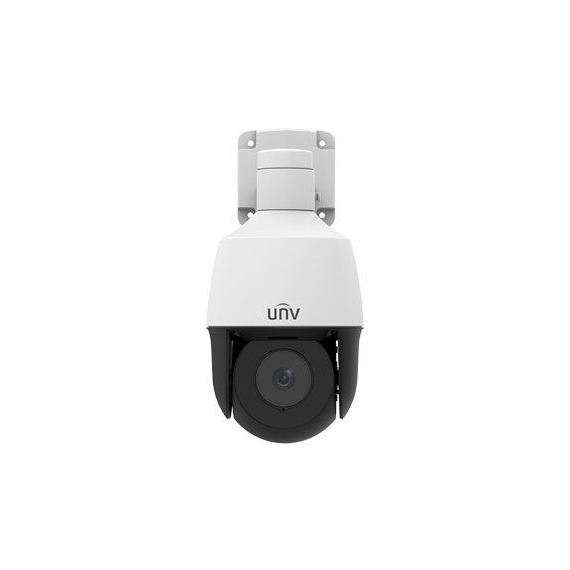 Uniview IPC6312LR-AX4-VG Видеокамера IP Мини-PTZ, 1/2.7" 2 Мп КМОП @ 30 к/с, ИК-подсветка до 50м, LightHunter 0.002 Лк @F1.6, объектив 2.8-12.0 мм моторизованный с автофокусировкой, WDR, 2D/3D DNR, Ultra 265, H.265, H.264, MJPEG, 3 потока, встроенный микрофон и динамик, детекция движения, защита периметра (пересечение линии, вторжение, вход, выход из зоны, захват лиц, подсчёт людей), аудиодетекция, автотрекинг, поддержка Micro SD карт памяти до 256 Гбайт, диапазон панорамирования 345°, диапазон наклона  -10~110°, число предустановок 256, кнопка сброса, IP66, -20~+60°C, Deep learning(Защита периметра, Захват лиц, People Counting,  Автоматическое слежение)
