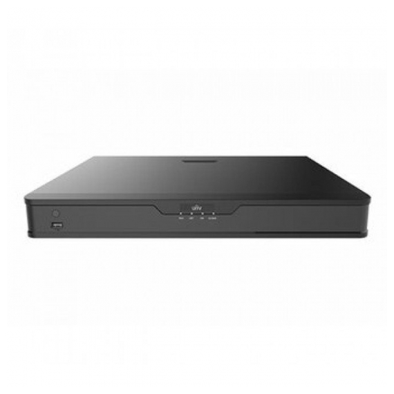 Uniview NVR302-09E2 Видеорегистратор IP 9-ти канальный 4K; Входящий поток на запись до 320Мбит/с; Поддерживаемые форматы сжатия: Ultra 265/H.265/H.264; Запись: разрешение до 4K; HDD: 2 SATA3 до 6Тб; декодирование: 1 x 12MP@30, 2 x 4K@30, 5 x 4MP@30, 9 x 1080P@30; Видеовыходы: 1 HDMI, 1 VGA; Сеть: 2 порта 1000Mb;  Аудио вход/выход; Тревожный вход/выход (8/2); USB: 2 порта USB2.0, 1 порт USB3.0; Поддержка ONVIF, SDK; Поддержка: iOS, Android; Металл; Питание: DC 12В