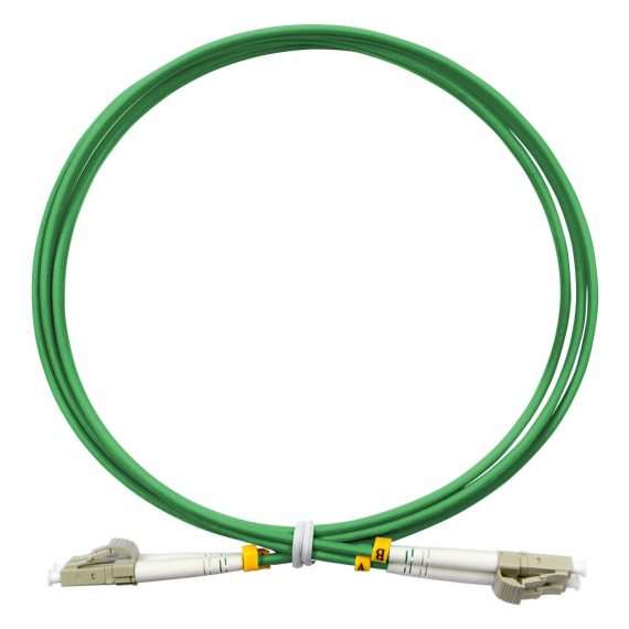 Cabeus FOP-50-OM5-LC-LC-3m Шнур оптический duplex LC-LC 50/125 mm OM5 3м LSZH