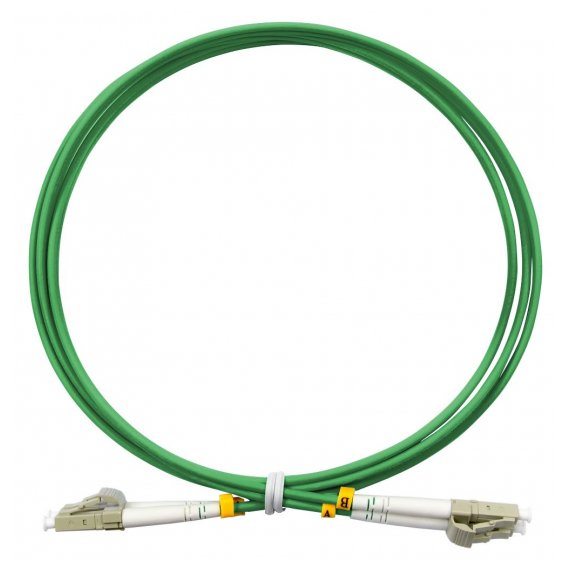 Cabeus FOP-50-OM5-LC-LC-5m Шнур оптический duplex LC-LC 50/125 mm OM5 5м LSZH