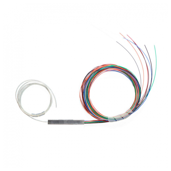 Cabeus FCT-PLC-1/16-9-1.5-0.9 Разветвитель планарный 1х16 не оконцованный 9/125 вывод 1.5м буфер 0.9 мм 1260/1650