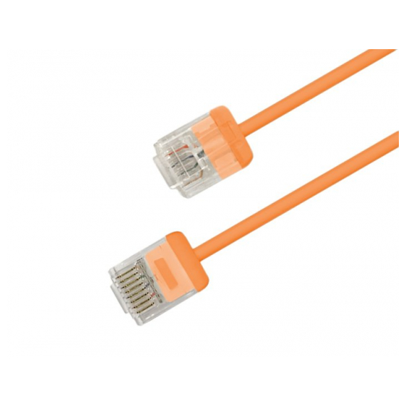 PC-LPU-UTP-RJ45-RJ45-C6-1M-LSZH-OR Патч-корд U/UTP, категория 6 (100% Fluke Component Tested), 32AWG, LSZH, 1 м, оранжевый Hyperline