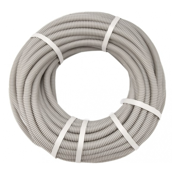 28-0251-25 Труба гофрированная из ПВХ, с зондом, O25мм (бухта 25 м/уп) REXANT