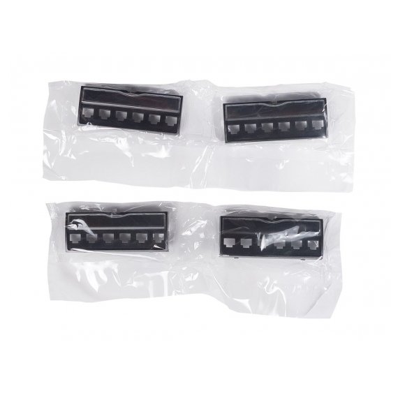 Cabeus PL-24-KJ-RJ45-Cat.6-180T Патч-панель 19" (1U), 24 порта RJ-45, категория 6, с задним кабельным организатором, безинструментный монтаж (арт.033561)