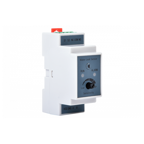 R-WL-2S Модуль обнаружения протечки R-WL-2S, реле NO/NC, установка на DIN-рейку, питание 10-30 VDC