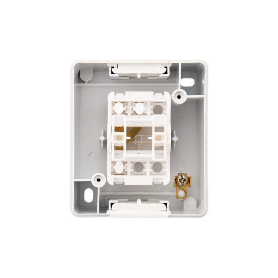 KR-78-0836 Переключатель проходной INDUSTRIAL IP54 о/у, белый KRANZ