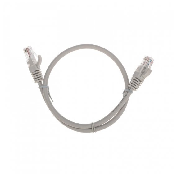 02-0290-03 Патч-корд U/UTP, CAT 6, RJ45-RJ45, 26AWG, LSZH, серый, 0,3м REXANT