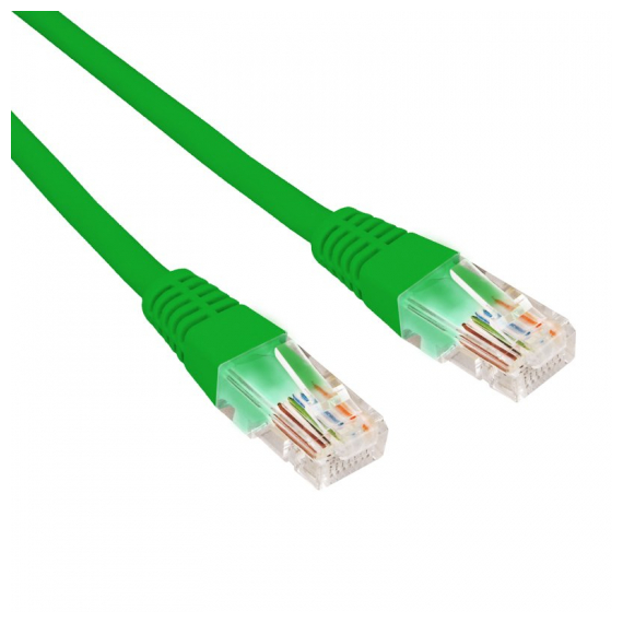 02-0296-03 Патч-корд U/UTP, CAT 6, RJ45-RJ45, 26AWG, LSZH, зеленый, 0,3м REXANT