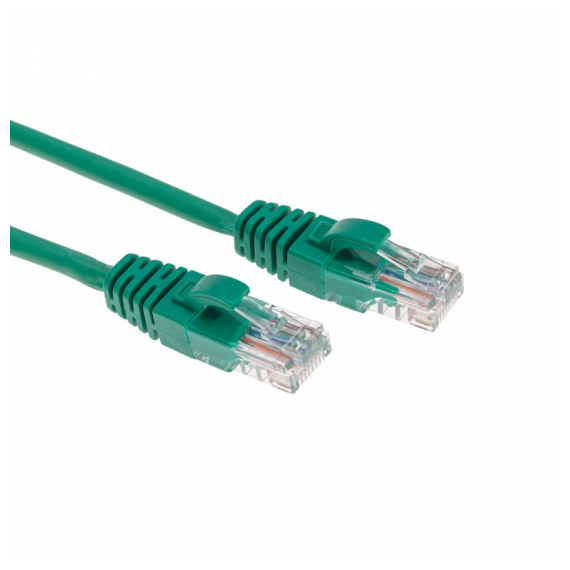 02-0296-1 Патч-корд U/UTP, CAT 6, RJ45-RJ45, 26AWG, LSZH, зеленый, 1м REXANT