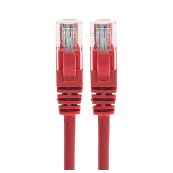02-0293-5 Патч-корд U/UTP, CAT 6, RJ45-RJ45, 26AWG, LSZH, красный, 5м REXANT