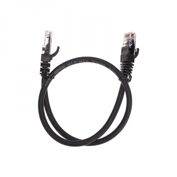 02-0292-05 Патч-корд U/UTP, CAT 6, RJ45-RJ45, 26AWG, LSZH, черный, 0,5м REXANT