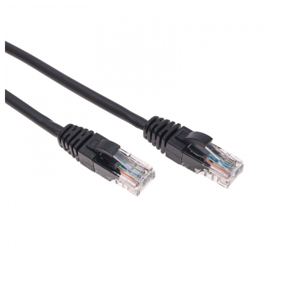 02-0292-05 Патч-корд U/UTP, CAT 6, RJ45-RJ45, 26AWG, LSZH, черный, 0,5м REXANT