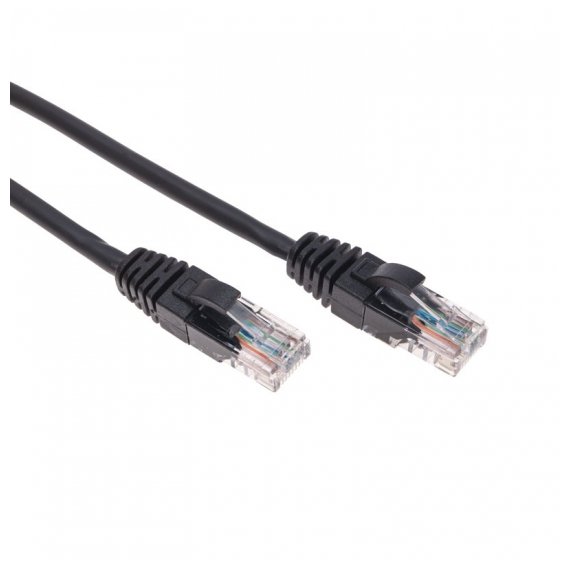 02-0292-2 Патч-корд U/UTP, CAT 6, RJ45-RJ45, 26AWG, LSZH, черный, 2м REXANT