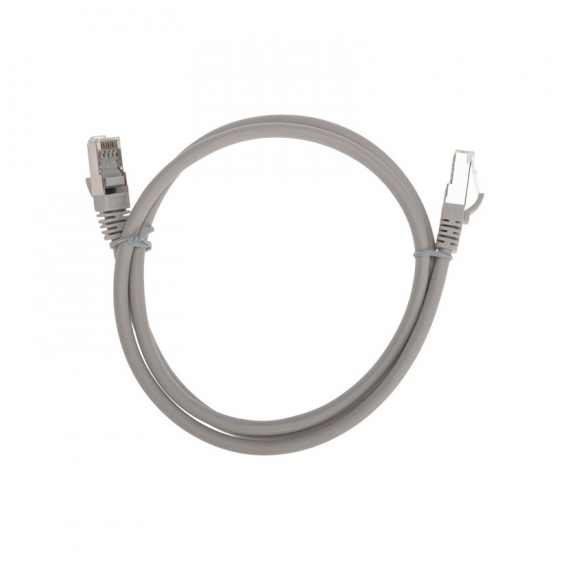 02-0210-1 Патч-корд F/UTP, CAT 6, RJ45-RJ45, 26AWG, LSZH, серый, 1м REXANT