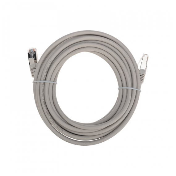 02-0210-5 Патч-корд F/UTP, CAT 6, RJ45-RJ45, 26AWG, LSZH, серый, 5м REXANT