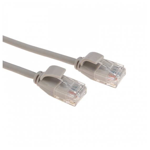 02-0380-3 Патч-корд U/UTP, CAT 6A (10G), RJ45-RJ45, 28AWG, LSZH, серый, 3м REXANT