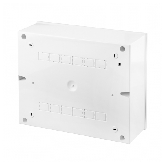 KR-11-0313 Бокс пластиковый ЩРН-П-12 IP41 белый (белая дверца) KRANZ