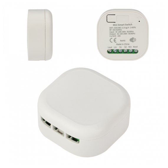 SEC-HV-202W Умное Wi-Fi+RF реле одноканальное SECURIC