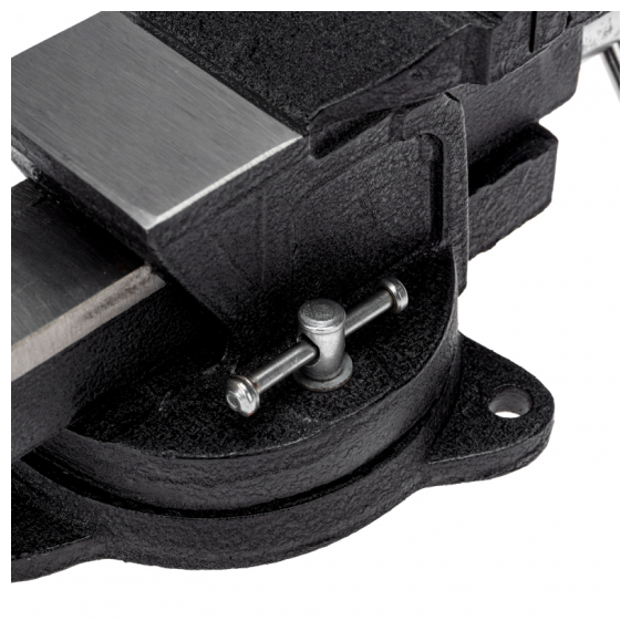 KR-12-5101 Тиски слесарные 100мм, поворотные, с наковальней KRANZ