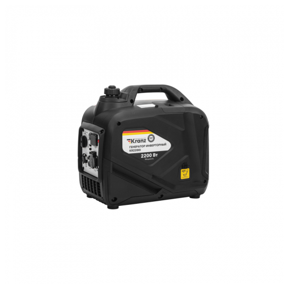 KR-16-1141 Генератор инверторный KR2200I, 2,2кВт, 230В, 4л, закрытый корпус, ручной старт KRANZ