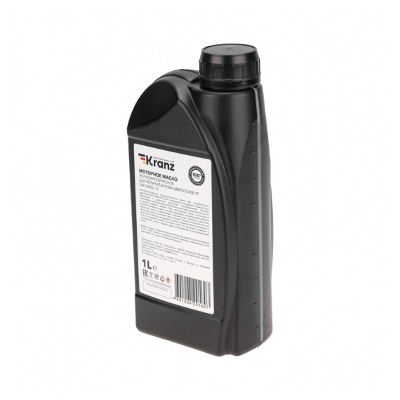 KR-16-1299 Моторное масло полусинтетическое для 4-хтактных двигателей SAE 5W30, 1л KRANZ