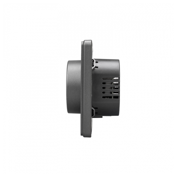 KR-78-0732-2 Светорегулятор ROUND (диммер) 300Вт с/у титан KRANZ