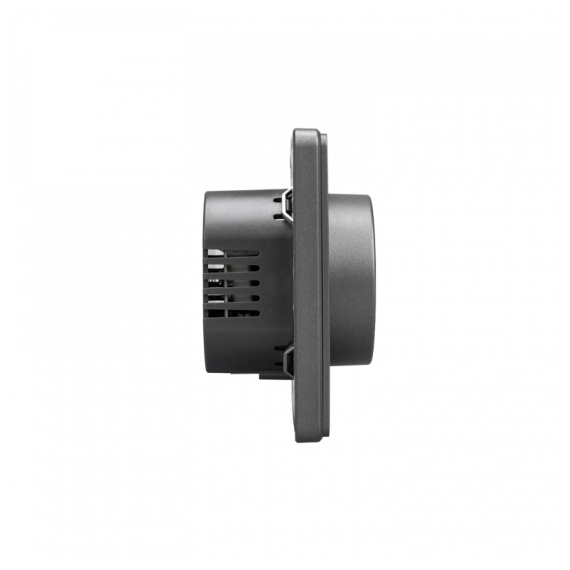KR-78-0732-2 Светорегулятор ROUND (диммер) 300Вт с/у титан KRANZ