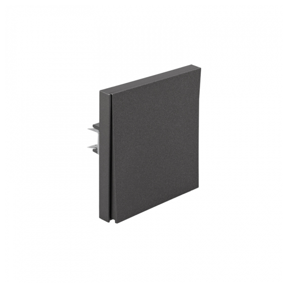 KR-78-0705-6 Выключатель STRONG 1 кл 10А с/у графит KRANZ