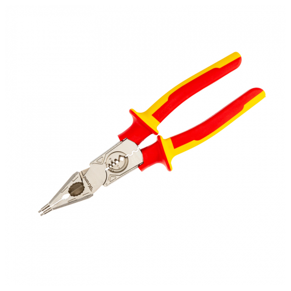 KR-12-4657-3 Плоскогубцы многофункциональные диэлектрические со съемником 238мм KRANZ