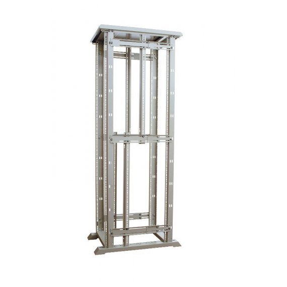 REC-45SRV-GY Открытая монтажная стойка, серверная 19", высота 2.13м, 45U, серая AESP