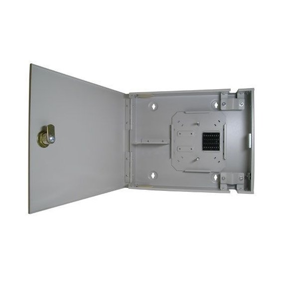 КНз-8-4SC-MM Кросс оптический настенный с замком 275х65х225mm, 4SC, MM, полная комплектация