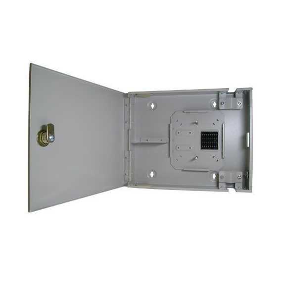 КНз-8-4ST-MM Кросс оптический настенный с замком 275х65х225mm, 4ST, MM, полная комплектация