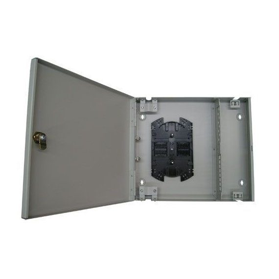 КН-16-16FC-SM Кросс оптический настенный с замком 350х60х305mm, 16FC, SM, полная комплектация