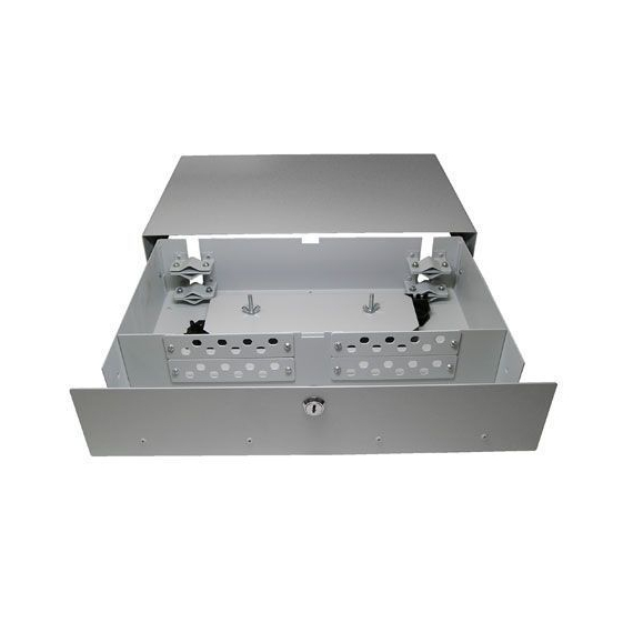 КСв-32-32SC/LC-2U Кросс оптический 19" 432х300х88mm, 32 порта, выдвижной с замком, со сплайс кассетой