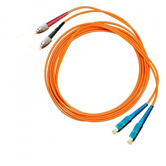 2FC/PC-2SC/PC-MM50-3м Шнур оптический 2FC/PC-2SC/PC, MM, duplex, 50/125, 3m