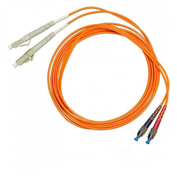 2FC/PC-2LC/PC-MM50-5м Шнур оптический 2FC/PC-2LC/PC, MM, duplex, 50/125, 5m