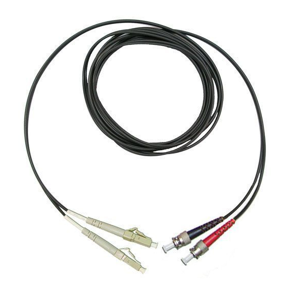 2LC/PC-2ST/PC-MM62,5-1м Шнур оптический 2LC/PC-2ST/PC, MM, duplex, 62,5/125, 1m