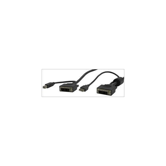 CBM180DPT(DVI-D) Кабель REXTRON для KVM переключателей 3-на-3, 2xPS/2, DVI (M-M), для DNV102, 1,8м