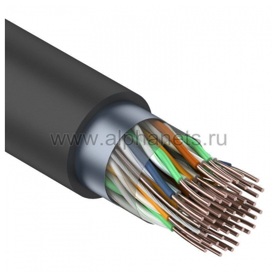 01-1203 Витая пара FTP, 24AWG, Cat.5, Solid, 25 пар, для внешней прокладки (305m) Rexant