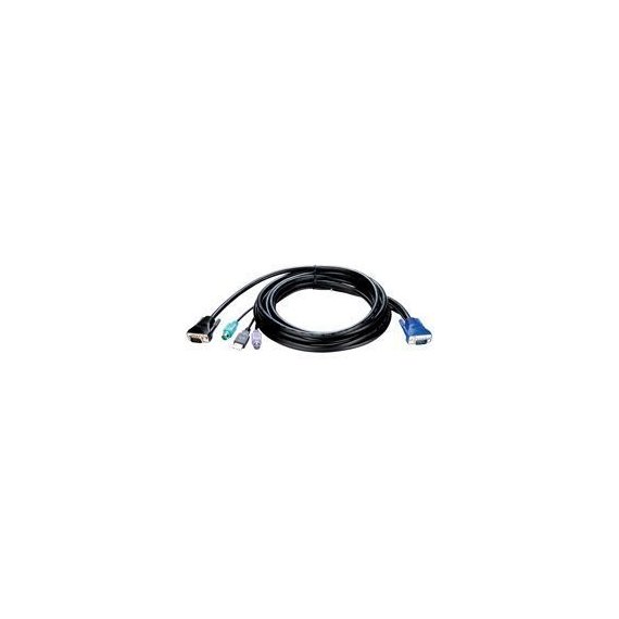 KVM-402 Кабель KVM для подключения клавиатуры, мыши и монитора, длина 3 м